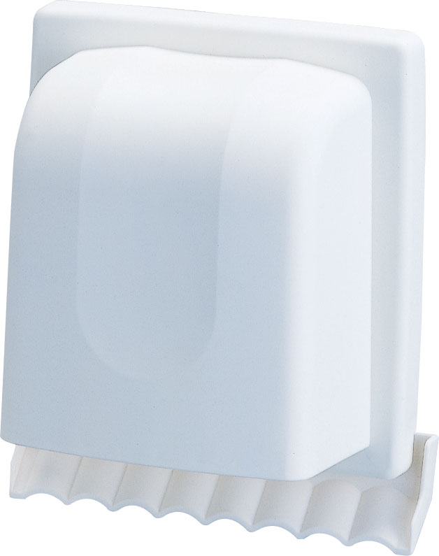 樹脂製（耐候性樹脂）<br>パイプフード（外壁用部材）浴室換気乾燥機をはじめとした換気扇メーカー 高須産業株式会社